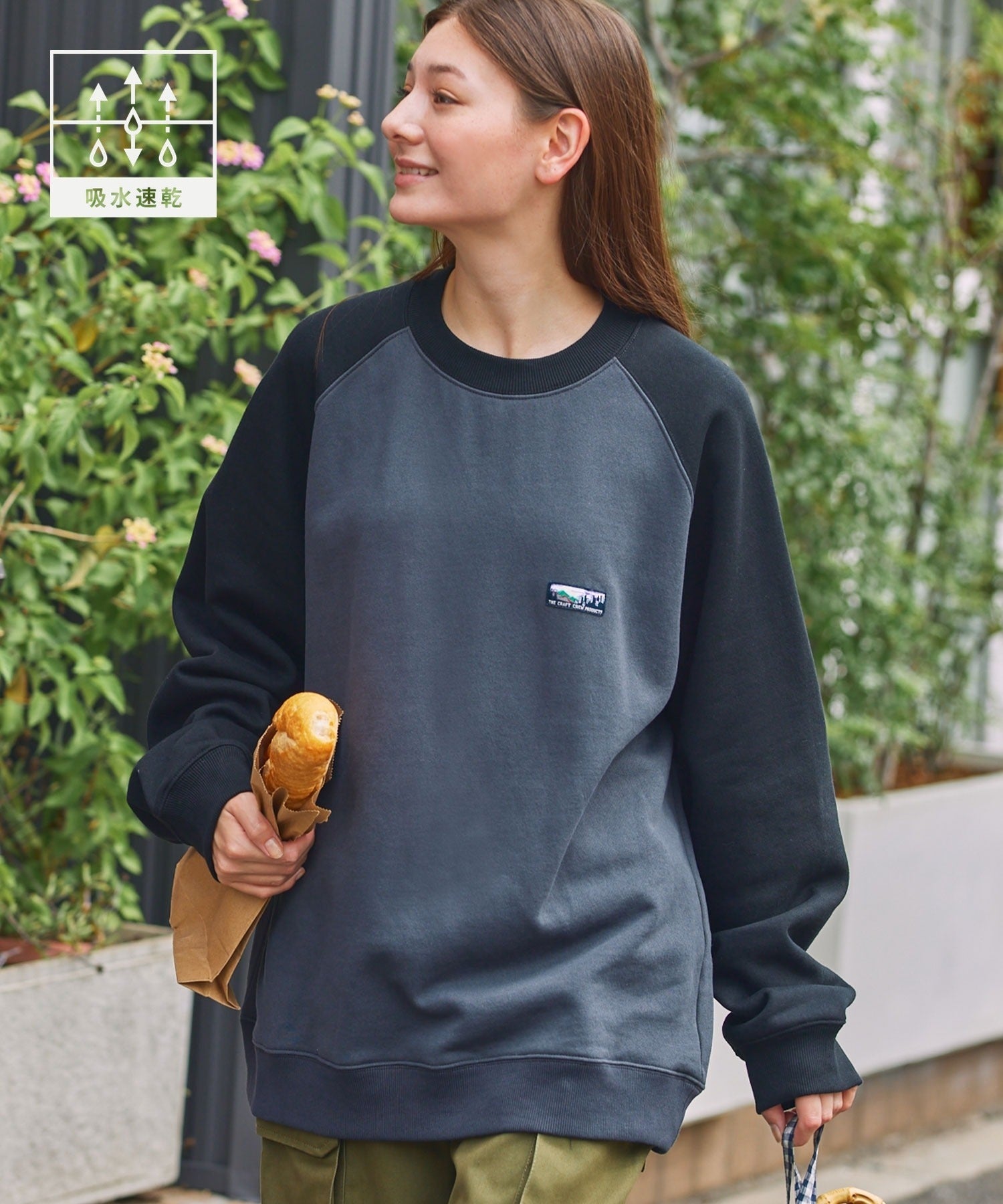 THE CRAFT CREW PRODUCTS/插肩袖圓領衫