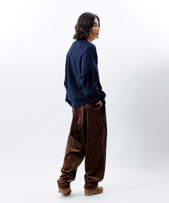 FREAK'S STORE/Relax Fit寬鬆 水洗亨利領針織衫