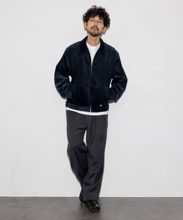 RED KAP × FREAK'S STORE/日本聯名限定 SMU JK-22 SHORT LENGTH 拉鍊燈芯絨工裝外套