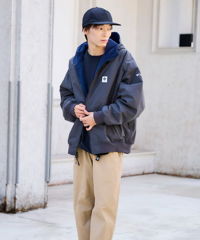 Columbia × FREAK'S STORE/日本聯名限定 雙面穿刷毛連帽外套