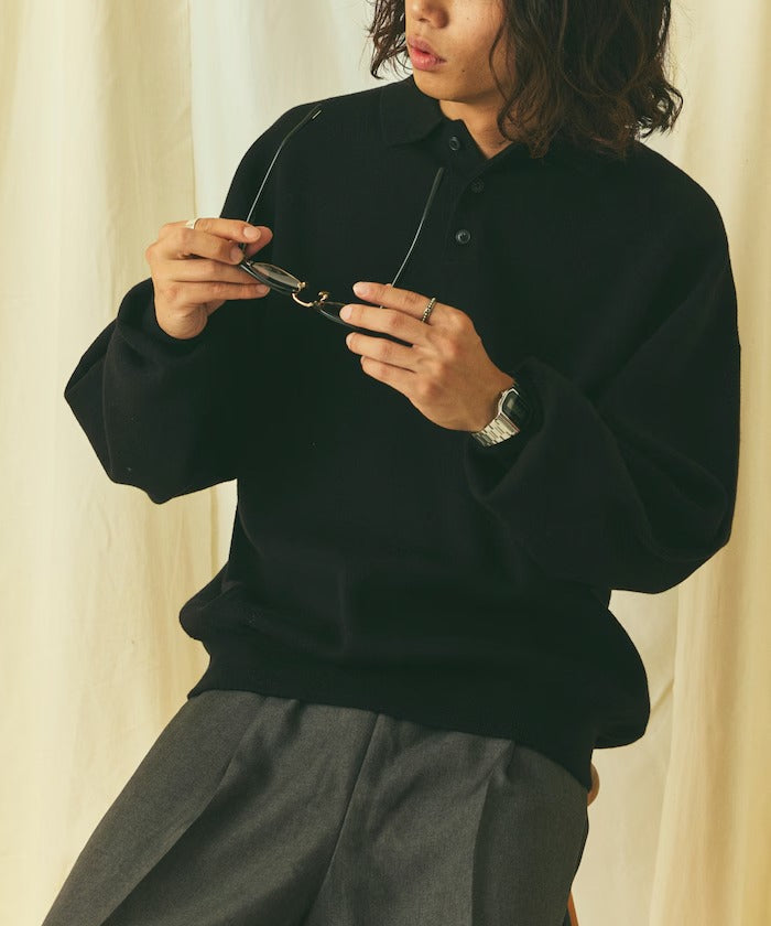 FREAK'S STORE/Relax Fit 毛圈布 針織POLO衫