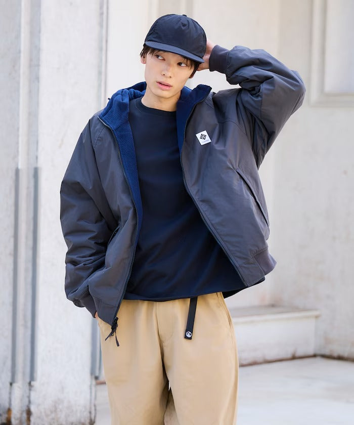 Columbia × FREAK'S STORE/日本聯名限定 雙面穿刷毛連帽外套