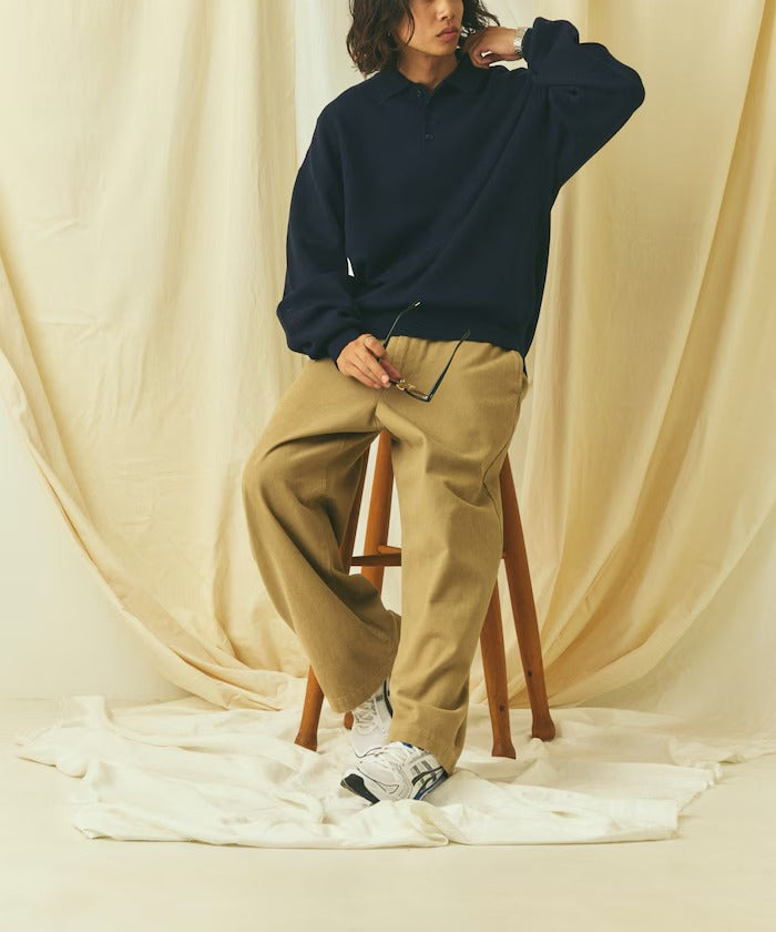 FREAK'S STORE/Relax Fit 毛圈布 針織POLO衫