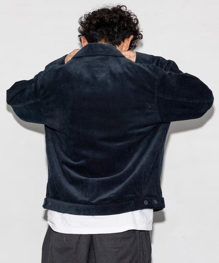 RED KAP × FREAK'S STORE/日本聯名限定 SMU JK-22 SHORT LENGTH 拉鍊燈芯絨工裝外套