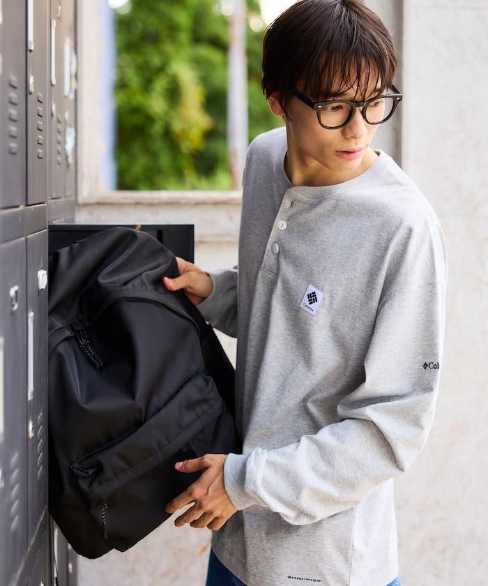Columbia×FREAK'S STORE/亨利領 長袖T恤(日本聯名限定)