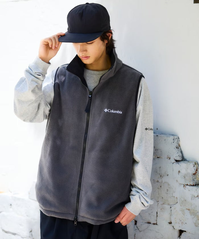 Columbia × FREAK'S STORE/日本聯名限定 雙面穿刷毛 立領背心