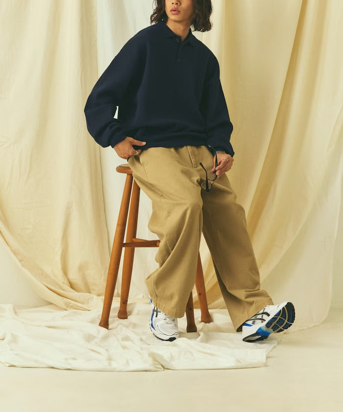 FREAK'S STORE/Relax Fit 毛圈布 針織POLO衫