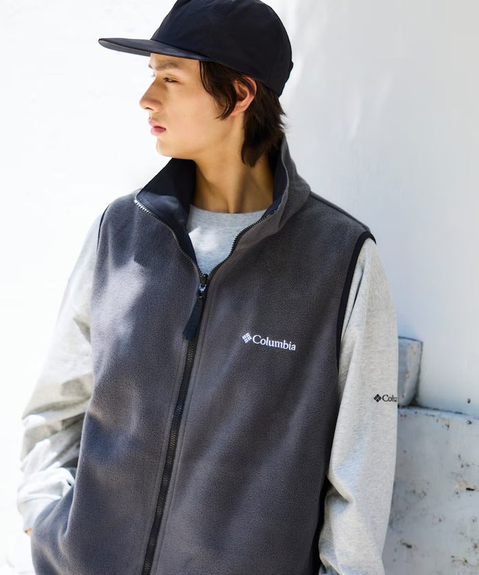 Columbia × FREAK'S STORE/日本聯名限定 雙面穿刷毛 立領背心