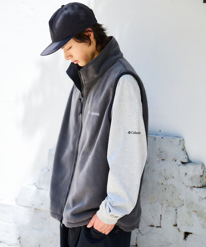 Columbia × FREAK'S STORE/日本聯名限定 雙面穿刷毛 立領背心