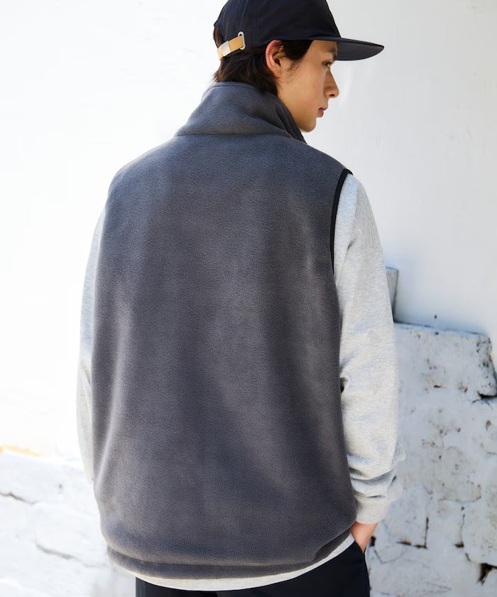 Columbia × FREAK'S STORE/日本聯名限定 雙面穿刷毛 立領背心