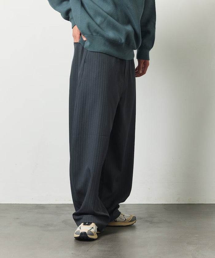 FREAK'S STORE/木桶型輪廓寬版西裝褲