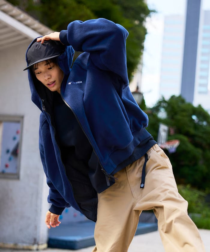 Columbia × FREAK'S STORE/日本聯名限定 雙面穿刷毛連帽外套