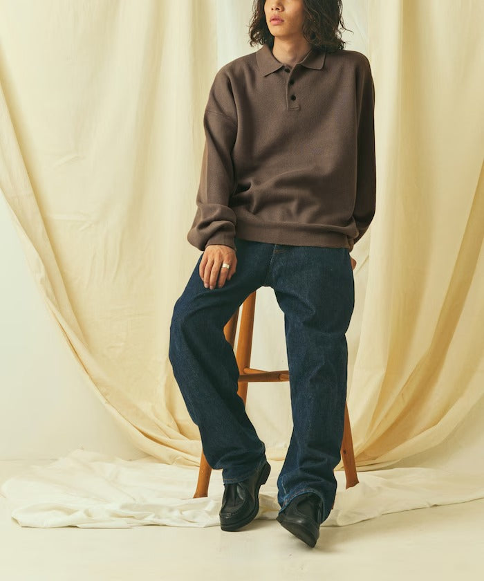 FREAK'S STORE/Relax Fit 毛圈布 針織POLO衫