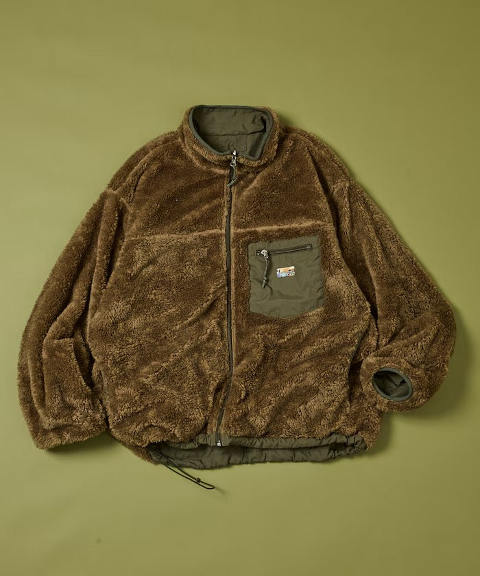 FREAK'S STORE / 雙面穿尼龍刷毛短版外套