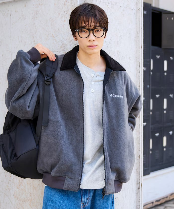 Columbia × FREAK'S STORE / 別注帆布雙面穿刷毛外套