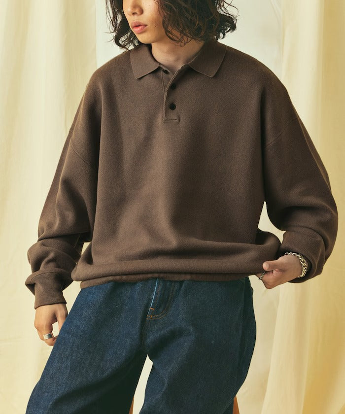 FREAK'S STORE/Relax Fit 毛圈布 針織POLO衫