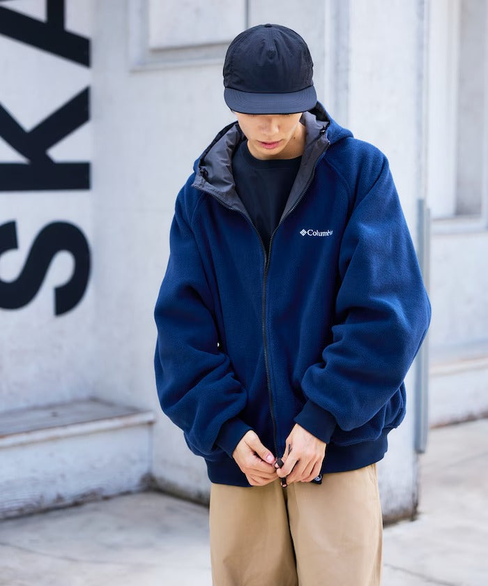 Columbia × FREAK'S STORE/日本聯名限定 雙面穿刷毛連帽外套