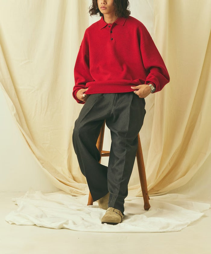FREAK'S STORE/Relax Fit 毛圈布 針織POLO衫