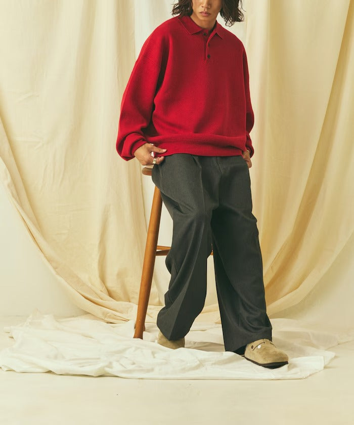 FREAK'S STORE/Relax Fit 毛圈布 針織POLO衫