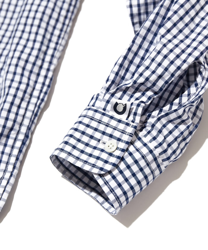 CAHLUMN Magazine Pocket Broad Shirt(Gingham) / 格紋襯衫