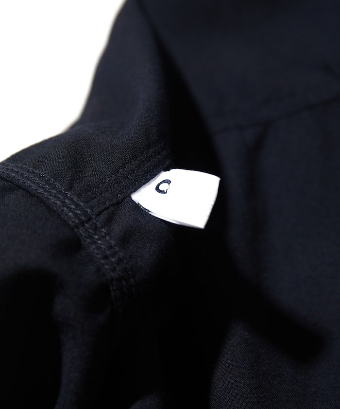 CAHLUMN Saxony Chain Stitch Open Collar Shirt / 薩克森羊毛鏈式縫線襯衫