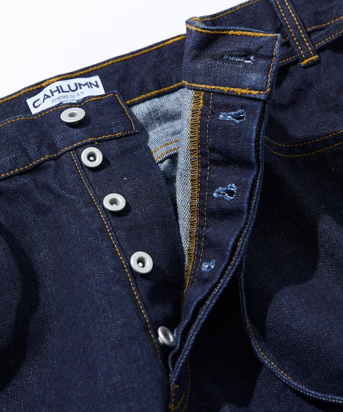 CAHLUMN Selvedge Denime Pant “Baggy” / 立體自製邊寬鬆牛仔褲