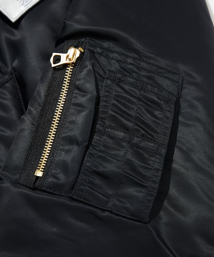 CAHLUMN 3M Reflector Patch Magazine Pocket Nylon Twill Flight Jacket “MA-1” / 多功能口袋飛行外套 "MA-1"