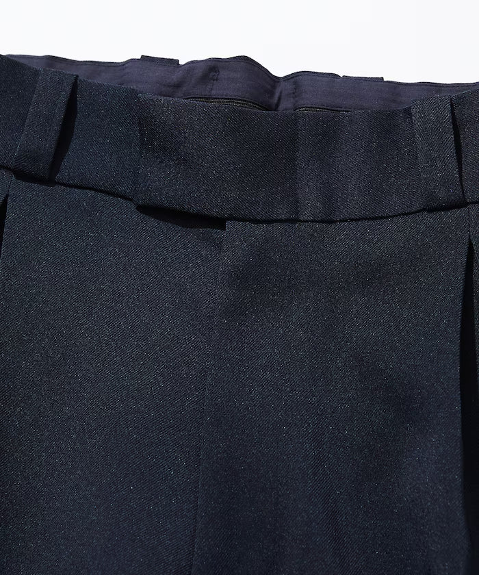 CAHLUMN TC Twill 1 Tuck Pants / TC斜紋單摺長褲