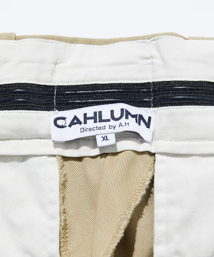 CAHLUMN TC Twill 1 Tuck Pants / TC斜紋單摺長褲