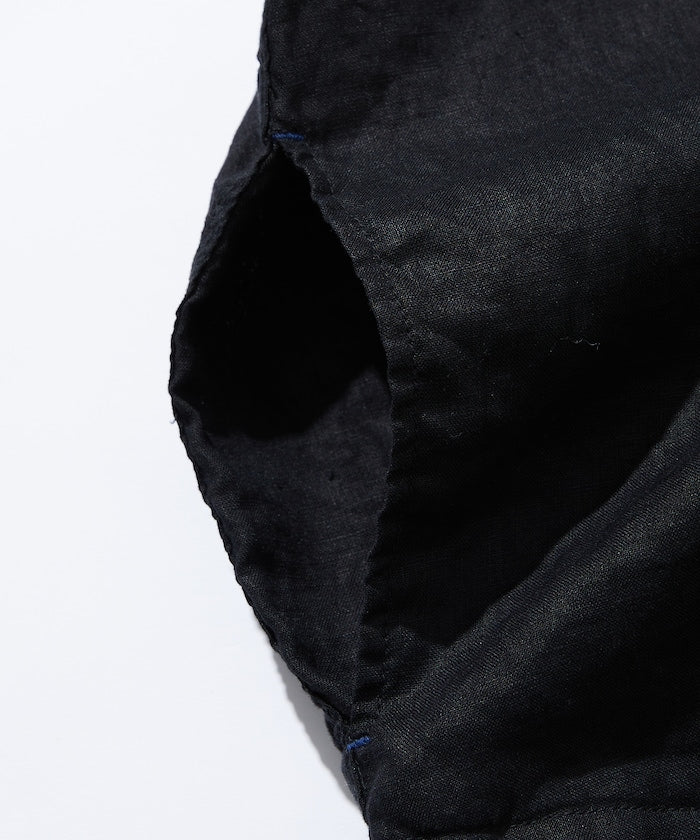 CAHLUMN Linen Baseball Shirt / 亞麻 棒球襯衫