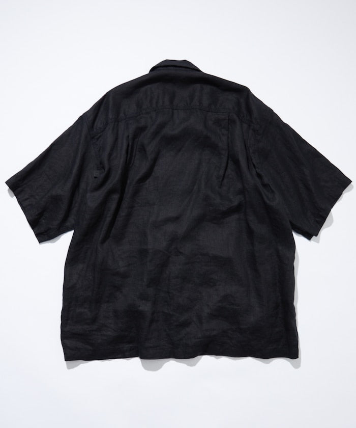 CAHLUMN Linen Open Collar Shirt / 亞麻 開襟襯衫