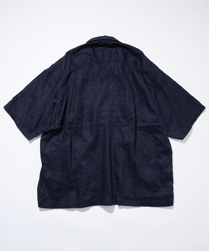 CAHLUMN Linen Open Collar Shirt / 亞麻 開襟襯衫