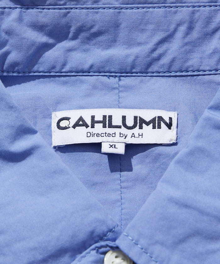 CAHLUMN Magazine Pocket Broadcloth B.D Shirt / 雜誌口袋厚布襯衫