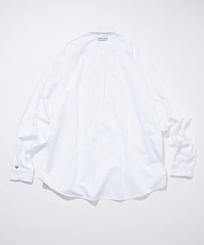 CAHLUMN Magazine Pocket Broadcloth B.D Shirt / 雜誌口袋厚布襯衫
