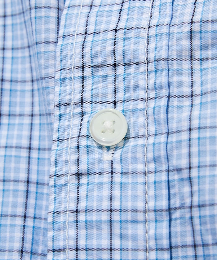 CAHLUMN Magazine Pocket Chain Stitch Shirt / 雜誌口袋寬布布料B.D襯衫