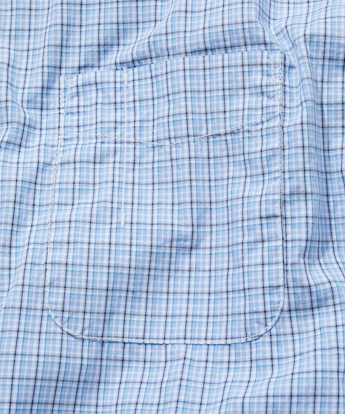 CAHLUMN Magazine Pocket Chain Stitch Shirt / 雜誌口袋寬布布料B.D襯衫