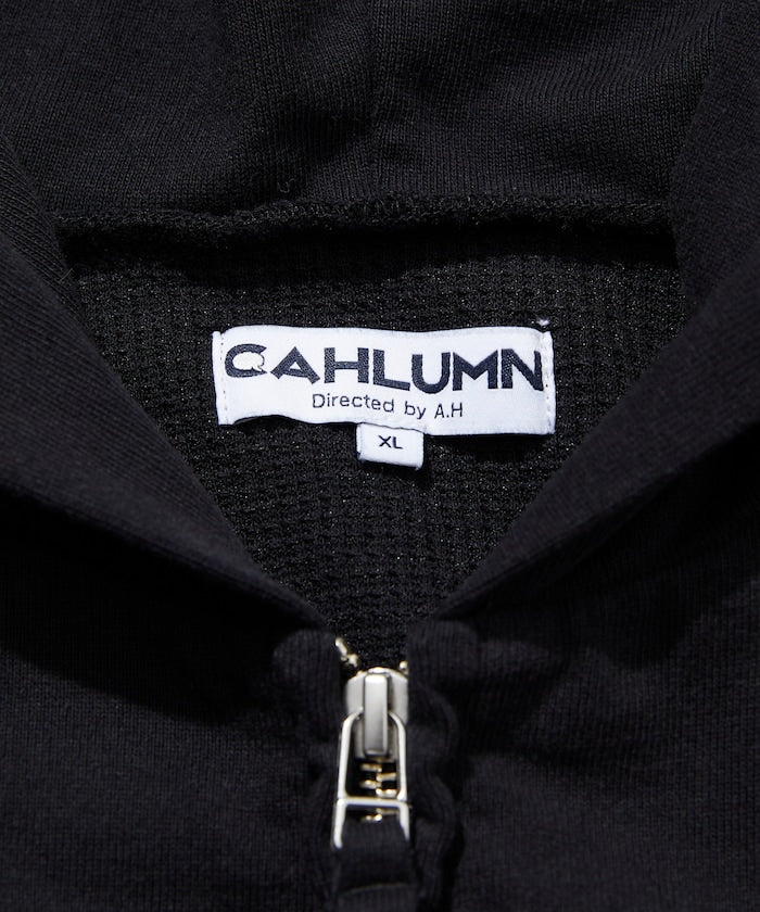 CAHLUMN Heavy Weight Jersey Thermal Lined Zip Hoodie / 重磅棉質針織加厚內襯拉鍊連帽外套