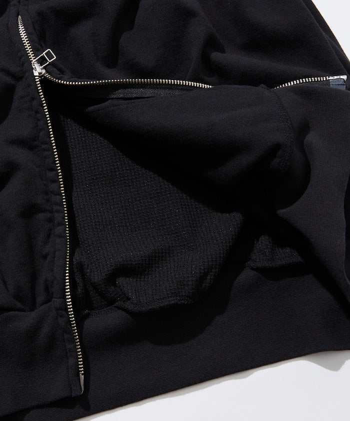 CAHLUMN Heavy Weight Jersey Thermal Lined Zip Hoodie / 重磅棉質針織加厚內襯拉鍊連帽外套