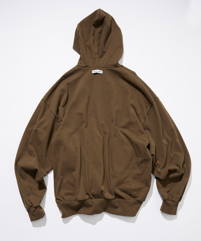 CAHLUMN Heavy Weight Jersey Thermal Lined Zip Hoodie / 重磅棉質針織加厚內襯拉鍊連帽外套