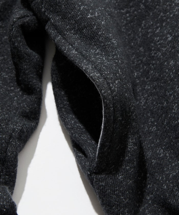 CAHLUMN Merino Wool+Cotton Loop Back heather Sweatshirt / 美利諾羊毛 圓領衫