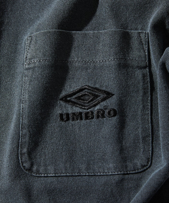 UMBRO / 別注仿舊 口袋 短袖T恤