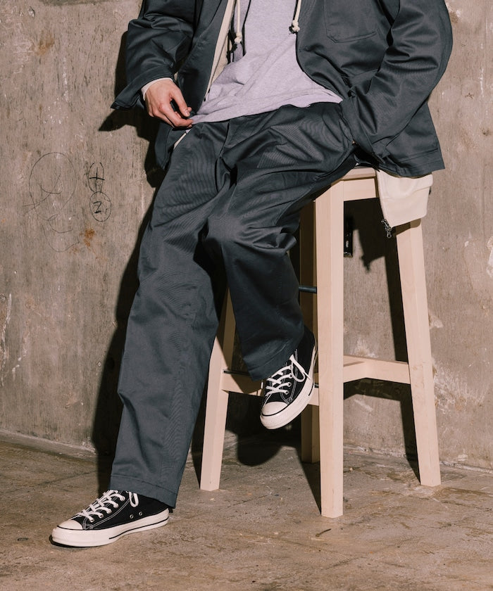 RED KAP 別注 SMU PT-38 SETUP 2TUCK WIDE PANTS / 兩褶寬版工作長褲