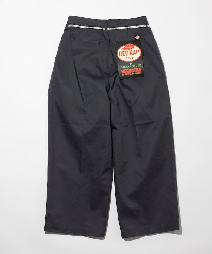 RED KAP 別注 SMU PT-38 2TUCK BAGGY WIDE TWILL PANTS / 別注寬版雙褶厚斜紋工作圓筒長褲