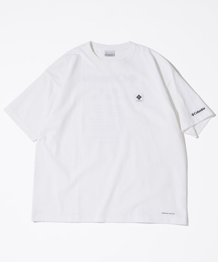 Columbia × FREAK'S STORE / 別注字樣背印吸濕快乾T恤