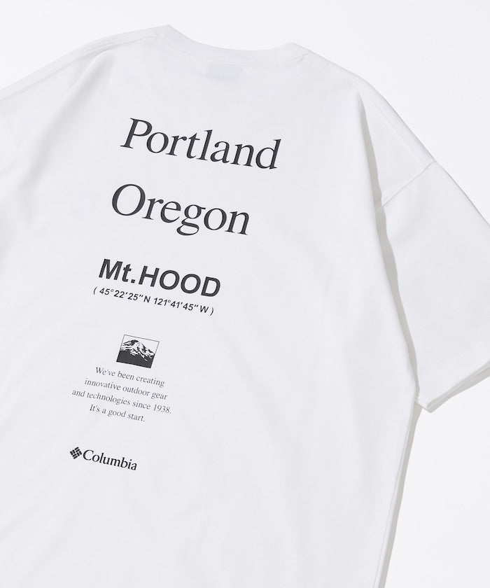 Columbia × FREAK'S STORE / 別注字樣背印吸濕快乾T恤