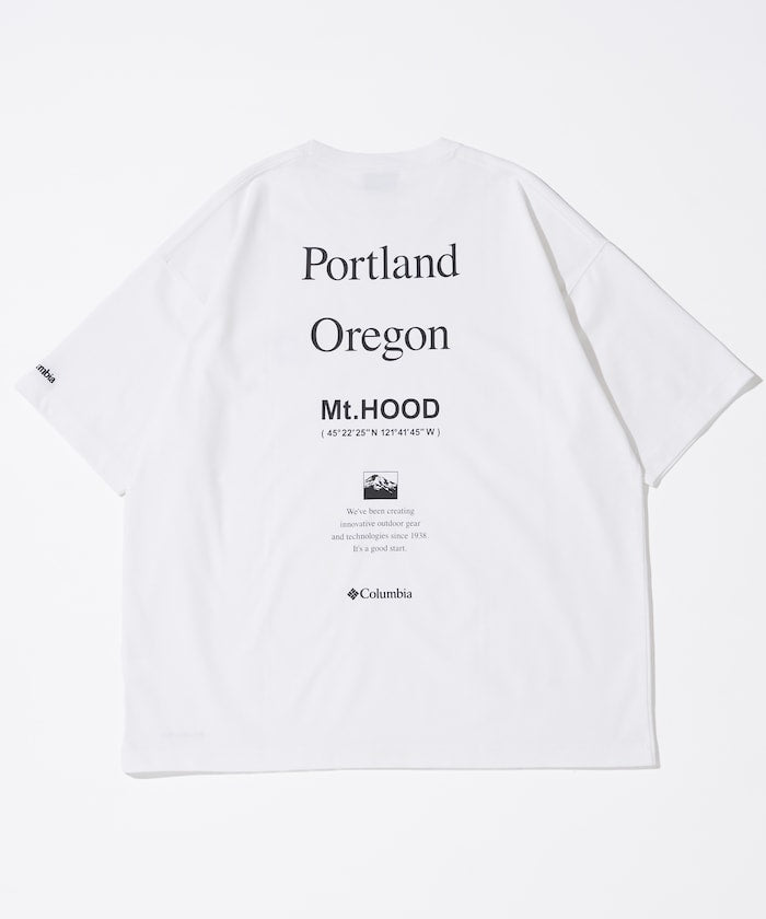 Columbia × FREAK'S STORE / 別注字樣背印吸濕快乾T恤