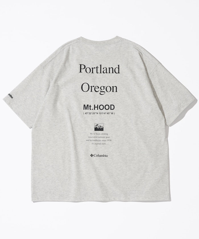 Columbia × FREAK'S STORE / 別注字樣背印吸濕快乾T恤