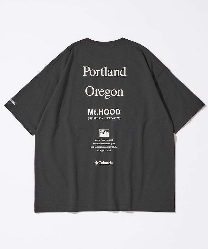 Columbia × FREAK'S STORE / 別注字樣背印吸濕快乾T恤