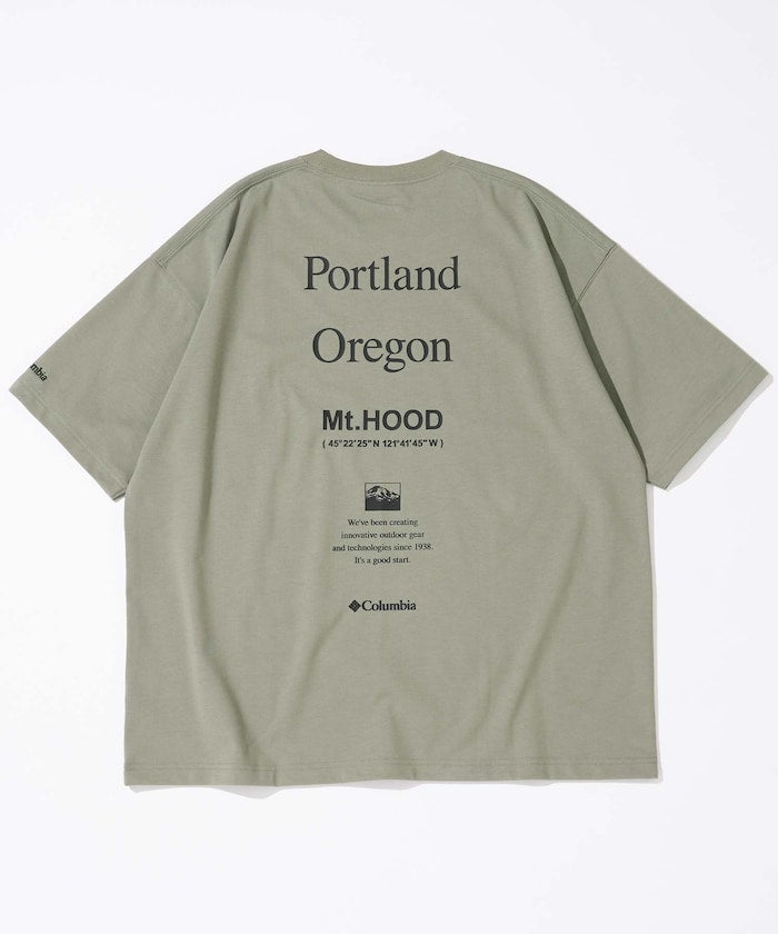Columbia × FREAK'S STORE / 別注字樣背印吸濕快乾T恤