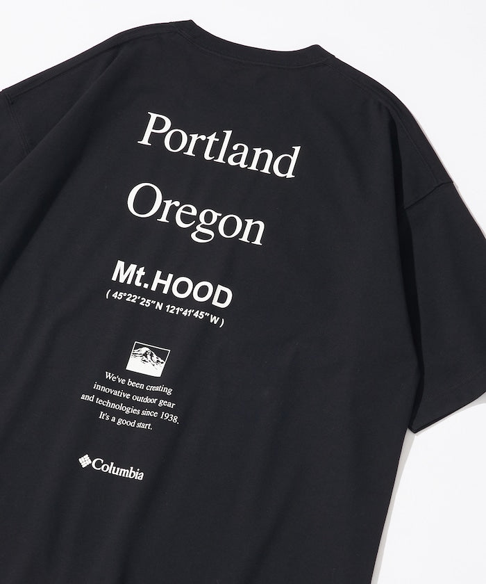 Columbia × FREAK'S STORE / 別注字樣背印吸濕快乾T恤